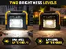 W727 80W Rechargeable Solar LED Work Light with Multiple Lighting Modes