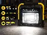 W727 80W Rechargeable Solar LED Work Light with Multiple Lighting Modes