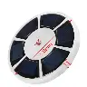 Solar Flagpole Indicator Light with White Shell or Black Cover