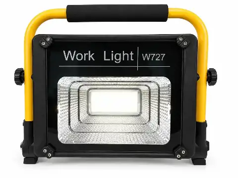 W727 80W Rechargeable Solar LED Work Light with Multiple Lighting Modes