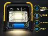 W727 80W Rechargeable Solar LED Work Light with Multiple Lighting Modes